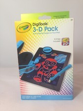 Crayola DigiTools 3-D Pack&Case For iPad IOS 4.3 or higher 3-D Glasses NIB  picture