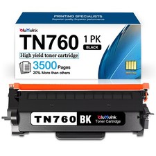TN760 High Yield Black Toner for Brother HL-L2325DW HL-L2350DW HL-L2395DW picture