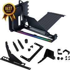 4 Slots Vertical GPU Kit (Vg4V4), Pcie 5.0 Riser, 4-Slot, Black picture