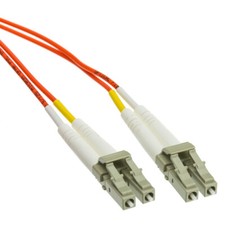 30m LC-LC Duplex 62.5/125 OM1 Multimode Fiber Patch Cable Orange Optic 100FT picture