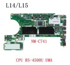For Lenovo ThinkPad L14 L15 Gen1 Laptop Motherboard R5-4500 OEM 5B20W77606 picture