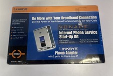 Linksys Phone Adapter Vonage with 2 Port Voice Over IP VOIP PAP2 Factory Sealed picture