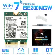 Intel BE200 Wi-Fi 7 Wireless Network Card Tri-Band BT 5.4 M.2 NGFF Interface Kit picture