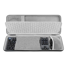 Geekria Keyboard and Mouse Combo, Hard Shell Travel Carrying Bag for 87 Keyboard picture