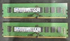 Lot Of 2 Samsung 8GB 2RX8 PC4-2133P-UB0-10 DDR4 Memory M378A1G43D80-CPB picture