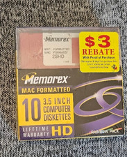 Memorex HD Rainbow Disks Diskettes 3.5