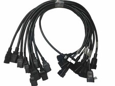 Lot Of 10 3ft Black E241374 Power Cord C19 to C20 14AWG 16A/250V picture