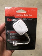 Gigaware Single Line Duplex Adapter W/ Built-In DSL Filter picture