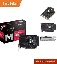 Efficient AMD Radeon RX 550 4GB ITX GPU with 9CM Cooling Fan - Perfect for PCs picture