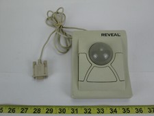 Vintage Reveal Trackball Roller Ball Mouse with 3 buttons Model RA010 picture