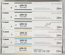Canon Genuine GPR-55 Toner for imageRunner Advance (Black, Yellow, Cyan) picture
