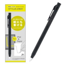 Zebra Stylus 2-Way 0.5mm Black Body Gel Pen iPad Paper Palm Rejection Japan picture