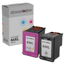 2pk Reman Ink Cartridge for HP 64XL N9J92AN N9J91AN Black & Color 6255 7155 7855 picture