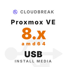 Proxmox VE 8.x amd64 Bootable/Live Install USB NEW picture