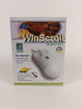 Vintage A4 Tech WinScroll WS-9 PS/2 Mouse Factory Sealed Windows 95/98 NOS picture
