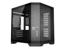 DIYPC DIY-CUBE03-BK Black Dual USB3.0 Tempered Glass Micro ATX Gaming Computer picture