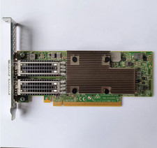 Used Broadcom BCM957508 -P2100G 100G QSFP56 PCIE Lan Card full height bracket picture