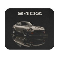 Datsun 240Z Mouse Pad – JDM Classic Car Desk Mat with Reflection Design picture