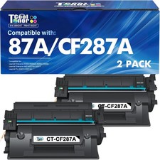 87A / CF287A Black Toner Cartridges Compatible With HP 2-PACK Cool Toner picture