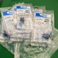 New ICC CAT5e RJ45 Keystone Jack IC1078F5BK Color Black count 8 picture