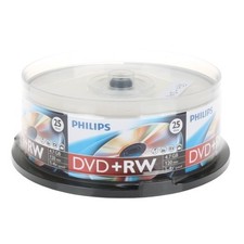 25 PHILIPS 4X DVD+RW DVDRW ReWritable Branded Logo 4.7GB Blank Disc picture