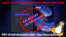 10 ANTI-AGE VERIFICATION LINUX DISTROS - PNY 64GB Bootable USB picture