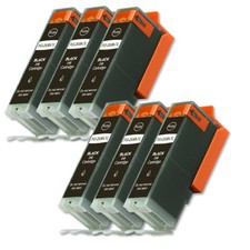 6 PK Black Ink Cartridge w/ chp for PGI-250 XL Pixma MG6420 MG6620 iP7220 iX6820 picture