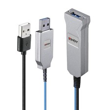 Lindy W128457005 43345 30m Fibre Optic USB 3.0 Cable ~E~ picture