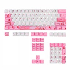 GTSP 104 Pink Keycaps Cute Japanese Custom Gaming Keycap Set DyeSub OEM Profile picture