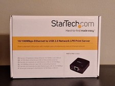 StarTech (PM1115U2) 10/100Mbps Ethernet to USB Network LPR Print Server picture