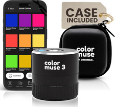 3 Portable Color Matching and Paint Scanner Device with Protective Travel Case – picture