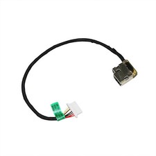 DC POWER JACK w/ HARNESS CHARGING PORT CABLE for HP 15-AF 15-AF131DX 799736-T57 picture
