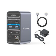 TobenONE 16-in-2 MacBook Docking Station Dual 4K@60Hz with 100W Power Supply,... picture