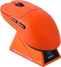 MechLands AJ159 APEX Wireless Gaming Mouse PAW3950 42K DPI Orange Open Box picture