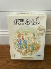 Peter Rabbit's Math Garden 1996 PC Computer CD Mindscape Video Game Big Box picture