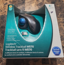 Logitech M570 Wireless Trackball Mouse NEW IN BOX Fast Shipping picture