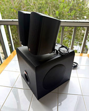 Klipsch ProMedia 2.1 THX Computer Speakers Subwoofer Complete System Excellent picture
