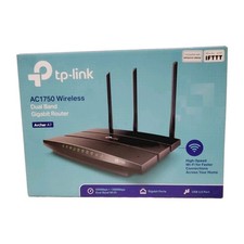 TP-Link AC1750 Wireless Dual-Band Gigabit Router Archer A7 Black Brand New picture