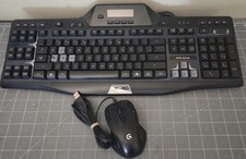 Logitech PC Gaming Bundle G510s Keyboard & G300s Mouse Combo Wired USB Tested VG picture