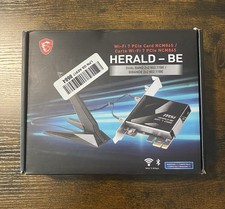 MSI Herald-BE NCM865 WiFi 7 PCIe Card Dual Band Bluetooth picture
