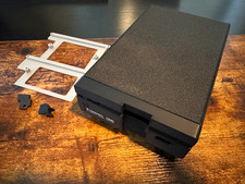 Commodore 1581 Drive Case - 3D Printed - Black w/Label picture