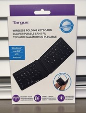 TARGUS Ergonomic Foldable Bluetooth Antimicrobial Keyboard Pocket-Sized Foldable picture