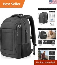 Large Travel Laptop Backpack, 17 Inch Laptop Backpack Airline Approved, Busin... picture