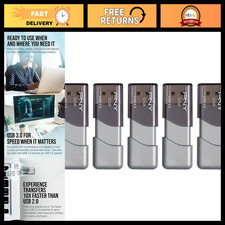 32GB USB 3.0 Flash Drive - 5-Pack, High-Speed Storage, Portable Data Transfer picture