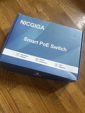 NICGIGA 26-Port Ethernet PoE Switch PoE Link Transmits Data / Power Over Cable picture