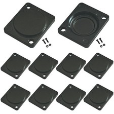 PENGLIN 10PCS Panel-Mount Blank Plate, D-Series Metal Rack Mount Plate for Ch... picture