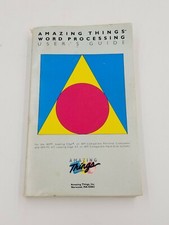 Vintage Amazing Things Word Processing User's Guide IBM Personal Computer  picture