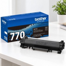 Genuine Brother TN770 High Yield Black Toner Cartridge OEM - New picture