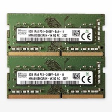 SK Hynix 16GB (2x8GB) DDR4 2666MHz PC4-21300 SODIMM Laptop RAM HMA81GS6CJR8N-VK picture