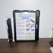 Zenrich iPad Air 4th Generation Black Case  10.9in NEW picture